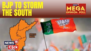 News18 Mega Opinion Poll Karnataka May Go Saffron Give 25 of 28 Seats to BJPled NDA [upl. by Frere645]