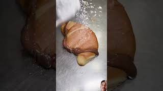 croissant nutella satisfying food chocolate notalking asmreating mukbang [upl. by Morville34]