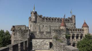 Gravensteen Castle Tour Castle of the Counts  Ghent Belgium [upl. by Rob]