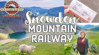 SNOWDON Mountain Railway WALES🚊💙  Train journey Clogwyn Station Noahs 1st train ride  July 2021 [upl. by Ok]