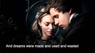 Les Misérables OST  I dreamed a dream Lyrics [upl. by Demetria]