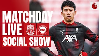 Matchday Live Liverpool vs Brighton  Premier League buildup from Anfield [upl. by Cyrano]