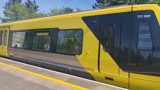 Merseyrail Class 777 777039 Depart Sandhills Class777 77039 merseyrail [upl. by Monjan]