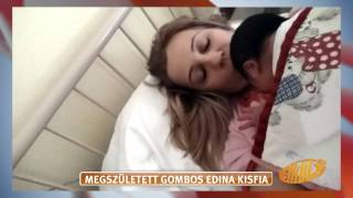 Gombos Edina megmutatta újszülött kisfiát  tv2huaktiv [upl. by Harli]