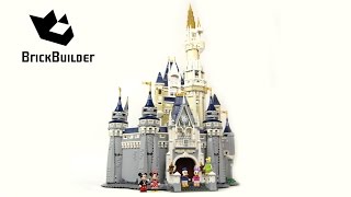 Lego Disney 71040 The Disney Castle  Lego Speed Build [upl. by Noemi]