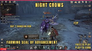 Night Crows  Day 2 Dungeon Run  Tagalog [upl. by Tica]