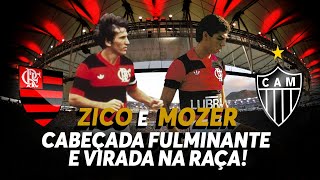 Flamengo 2 x 1 AtléticoMG 1982  O gol do Mozer que explodiu o Maracanã Zico lembra da emoção [upl. by Werdn]