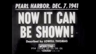 AFTERMATH OF PEARL HARBOR ATTACK amp DECLASSIFIED FOOTAGE RELEASED IN 1942 23582 [upl. by Desdamona109]