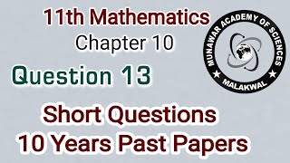 Question 13  Solution Of Quadrantal Angles 10th Chapter  11th Math [upl. by Gertrud]