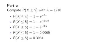 Introduction to Probability  Exponential Distribution [upl. by Einalam]