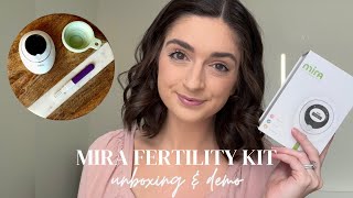 Mira Fertility Tracking Kit Unboxing  Demo  2024 [upl. by Hilaria308]