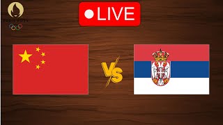 Live China vs Serbia  Olympic Games Women 2024  Live Play By Play Scoreboard [upl. by Anissej]