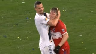 Zlatan Ibrahimovic amp Bastian Schweinsteiger Respect Moment 02032019 [upl. by Noit]