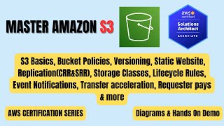 Master AWS S3  All S3 Concepts  Diagrams amp Hands On Demo  AWS SAA aws awscertification [upl. by Snyder647]