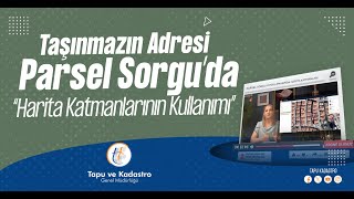 Parsel Sorgu Uygulaması Harita Katmanları Menüsü  Tapu ve Kadastro Genel Müdürlüğü [upl. by Nollad]