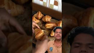 croissant pasteries baking pastrystout pastry bread recipe frenchcroissant patisserie food [upl. by Ellingston]