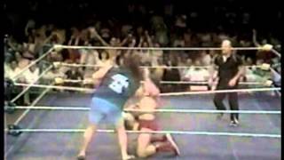 Tony Garea Vs Moondog Spot wCaptain Lou Albano [upl. by Brade]