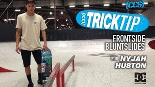 Trick Tip  Frontside Blunt Slides With Nyjah Huston [upl. by Gussi]