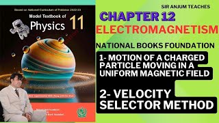 Motion of Charged Particle in Magnetic Field amp Velocity Selector Physics 11Ch 12 Electromagnetism [upl. by Lukey]