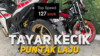 Y16ZR  Test top dengan tayar kecik 160185 [upl. by Rafferty]