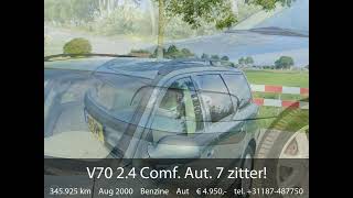 Volvo V70 24 Comf Aut 7 zitter [upl. by Tarrel7]