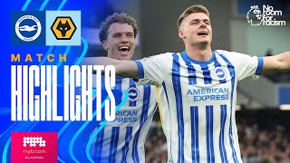 HIGHLIGHTS  Brighton v Wolves  Premier League [upl. by Nekcerb832]