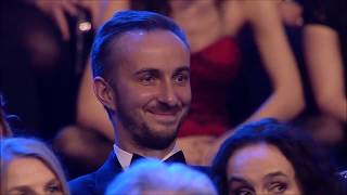 Jan Böhmermann zerstört Caren Miosgas Rede Goldene Kamera  2017 [upl. by Gamin]