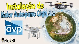 COMO INSTALAR O PROGRAMA quotKOLOR AUTOPANO GIGA 42quot PARA FAZER FOTOS 3D 360Âº E MINI PLANETA [upl. by Fennie]