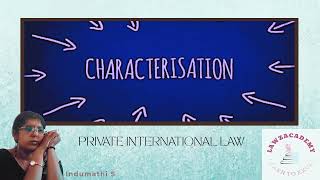 Characterization Basics  Private International Law [upl. by Clapper]