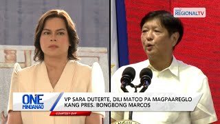 One Mindanao VP Sara Duterte dili matod pa magpaareglo kang Pres Bongbong Marcos [upl. by Jorry]