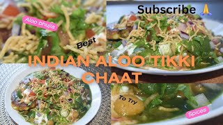 Crispy Aloo Tikki Chaat–A Perfect Street Food DelightThe Ultimate Indian Street and Restaurant Food [upl. by Aman715]