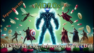 MDROs MRSA VRE CRE Acinetobacter amp CDiff Recorded LIVE  Part 05 of 06 [upl. by Fritzie]