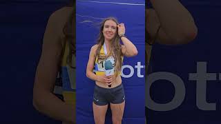 Rachel Callan 400m hurdles champion interview [upl. by Thorma321]