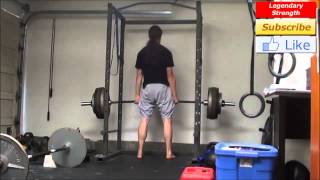 495 lb Three Quarter Deadlift x 3 Reps [upl. by Sheila885]