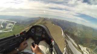 High Speed Glider Flight From Provo Peak To Timpanogos [upl. by Kiyohara]