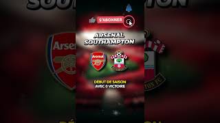 Prono foot Arsenal Southampton Premier League anglaise pronostic [upl. by Notanhoj]