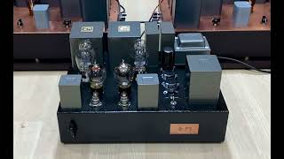 101D drive 300B SE tube amp no NFB [upl. by Simdars]