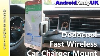 Dodocool Wireless Car Charger Air Vent Mount [upl. by Hacissej]