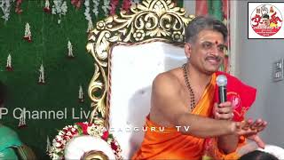 Soundarya Lahari Dharmika Upanyasam by Brahmasri Bangaraiah Sarmagaru at Khammam  JagadguruTV [upl. by Ateuqram]