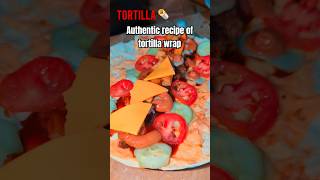 Super Doper Tortilla WRAP 🌯 loaded foodshorts [upl. by Nylyak467]