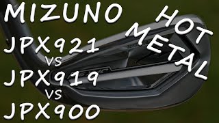 Mizuno JPX921 JPX919 JPX900 Hot Metal ForgivenessCompare Testing [upl. by Ariane]