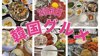 【vlog】韓国グルメ編 値段付きです☺︎ 広蔵市場ユッケ生レバーカンジャンケジャンポッサムサムギョプサル明洞餃子 [upl. by Stanislaw]