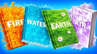 Fire VS Water VS Air VS Earth Girl  Four Elements Exchanged Their Powers [upl. by Grayce]