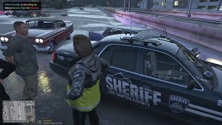 Gta 5 LSPDFR Female LSCSO Early Morning Patrol gta5 lspdfr [upl. by Rue254]