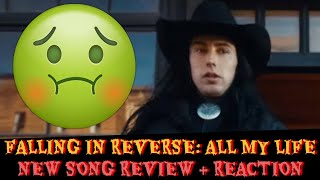 FALLING IN REVERSE All My Life NEW SONG REVIEW amp REACTION  RONNIE RADKE GOES COUNTRY [upl. by Kilgore406]