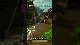 Bow VS Sns Hatchet  New World Aeternum [upl. by Htenek]