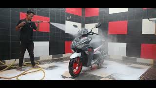 Yamaha Aerox Protected with UltrashieldX PPF at THE DETAILING MAFIA BHUBANESWAR [upl. by Anirbys]