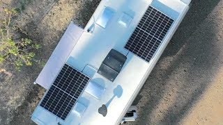 Lance 2285 Travel Trailer Solar Power Installation [upl. by Deach]