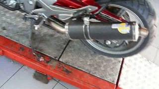 Honda CBF 1000 LeoVince sound [upl. by Acinomahs]