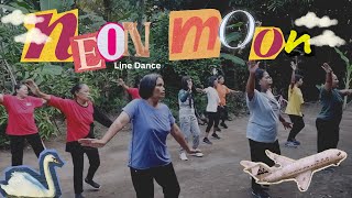 Neon Moon  Line Dance Absolute Beginner  Dear Seniorita LD [upl. by Darn713]